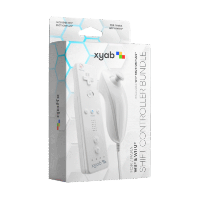 SHIFT Wireless Controller Bundle - White - For Wii® / Wii U®