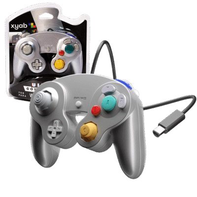 Wired Controller - Silver - For Game Cube® / Wii®