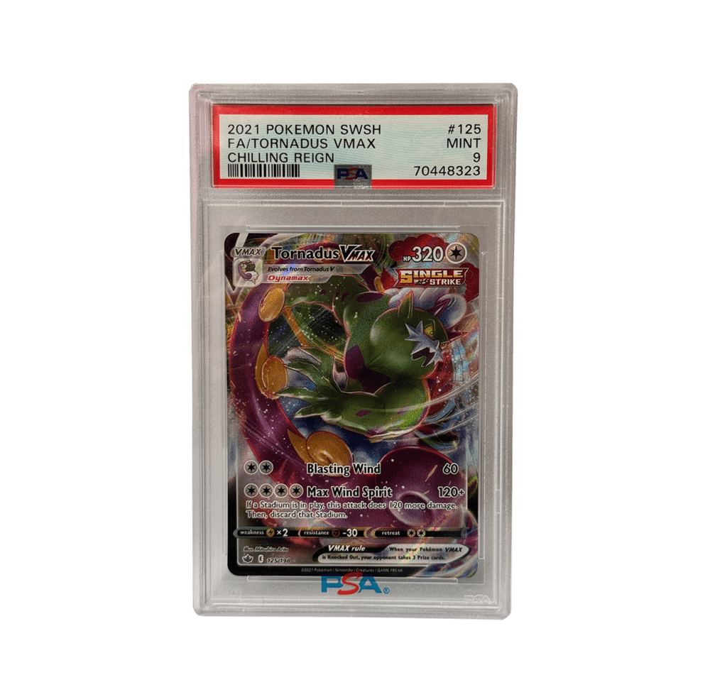 Tornadus VMAX - PSA Graded Mint 9 - Chilling Reign #125