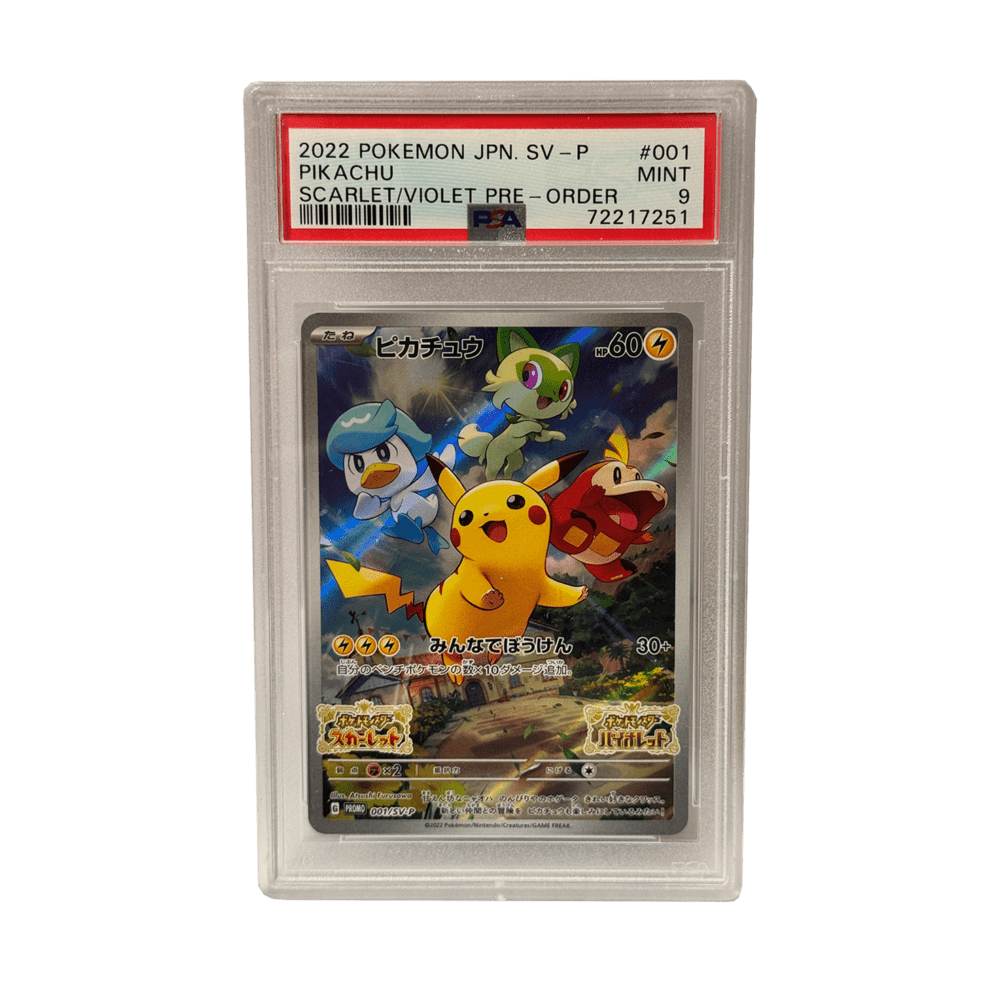 Pikachu - PSA Graded Mint 9 - Scarlet/Violet Pre-Order Promo #001