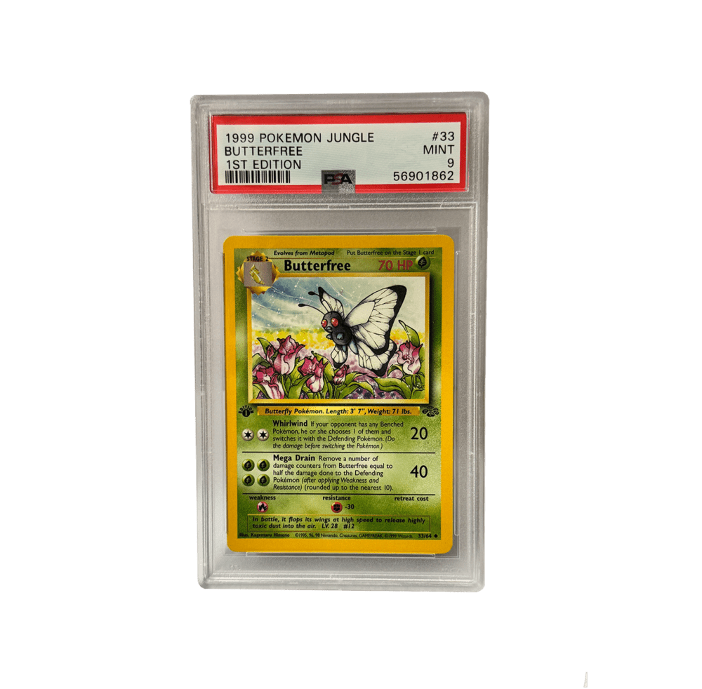 Butterfree - PSA Graded Mint 9 - Jungle #33 (1st Edition)