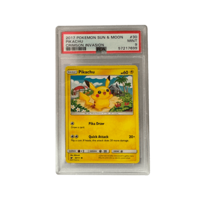 Pikachu - PSA Graded Mint 9 - Crimson Invasion #30