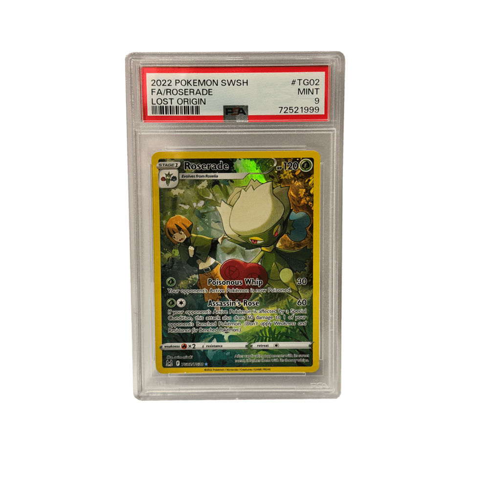 Roserade (Full Art) - PSA Graded Mint 9 - Lost Origin #TG02