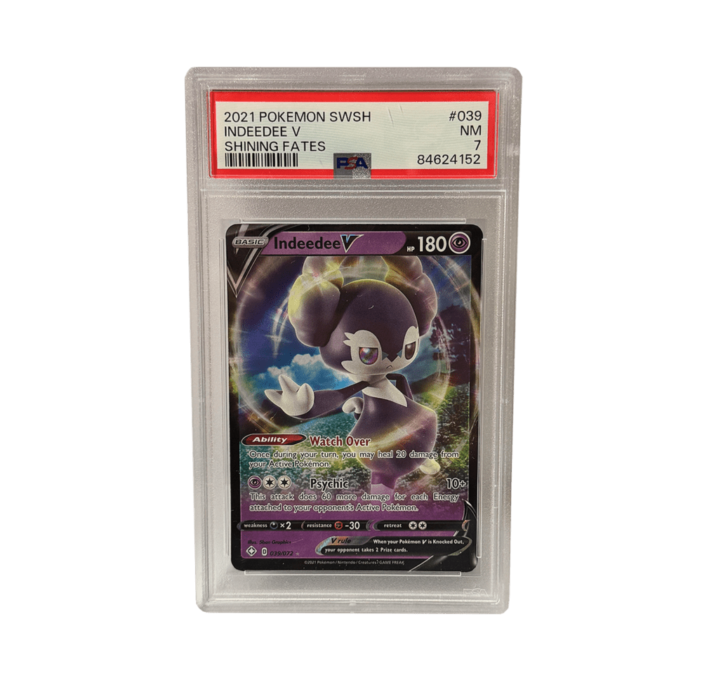 Indeedee V - PSA Graded NM 7 - Shining Fates #039