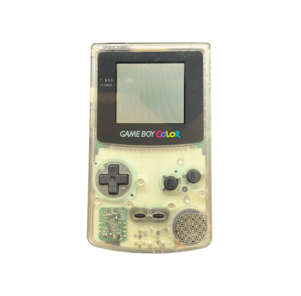 Japan-Exclusive Skeleton White Game Boy Color (CPU-01)