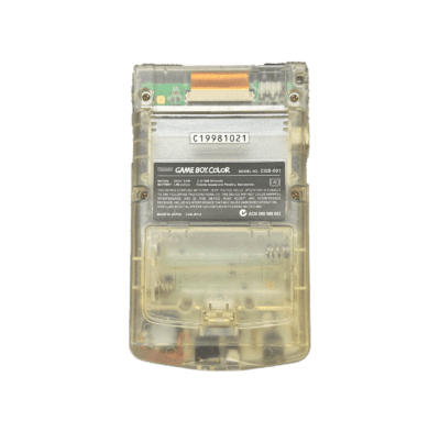 Japan-Exclusive Skeleton White Game Boy Color (CPU-01) - Image 2