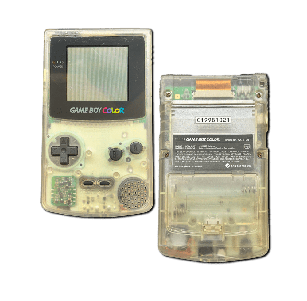 Japan-Exclusive Skeleton White Game Boy Color (CPU-01) - Image 3