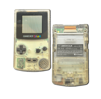 Japan-Exclusive Skeleton White Game Boy Color (CPU-01) - Image 3
