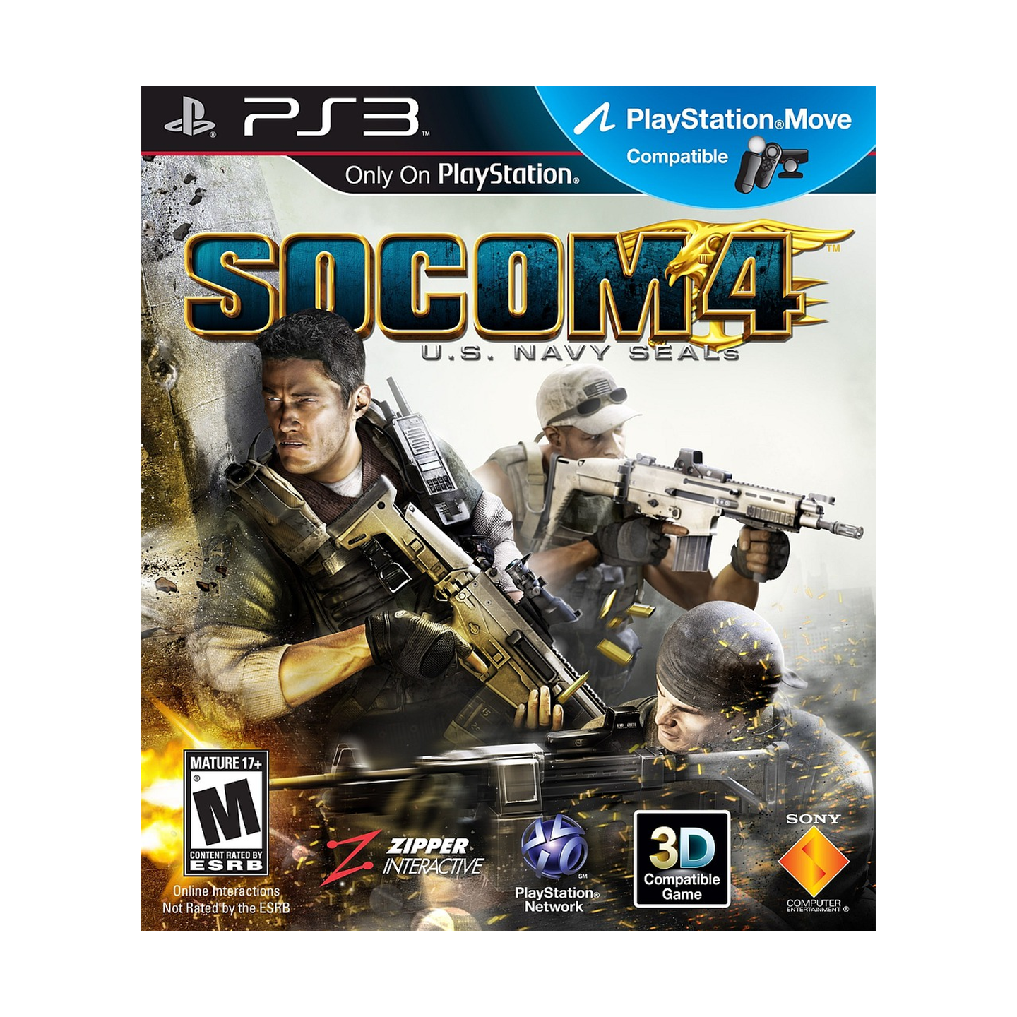 SOCOM 4: US Navy SEALs Playstation 3