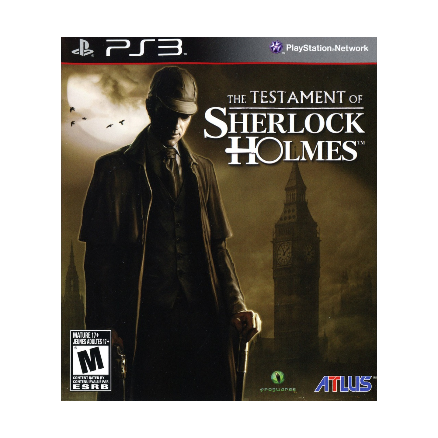 Testament Of Sherlock Holmes Playstation 3