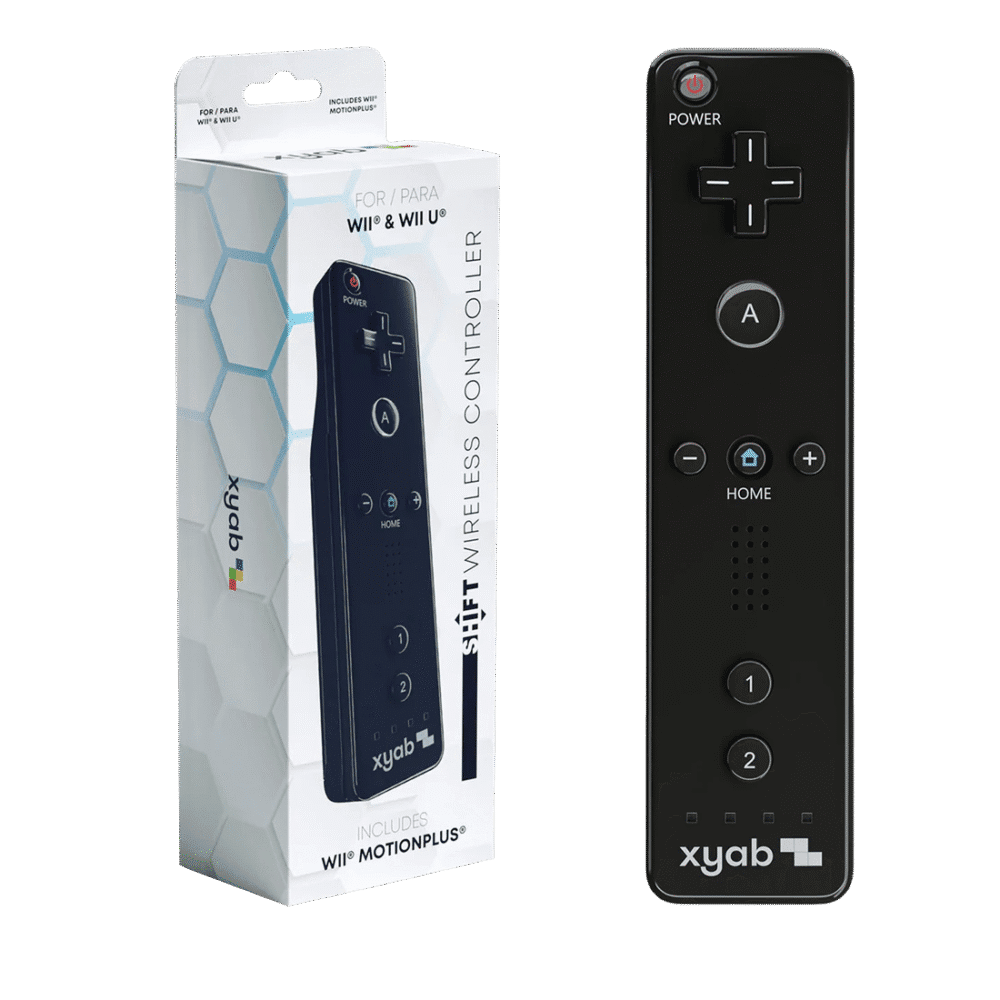 XYAB Wireless Controller (Motion Plus) – Wii® / Wii U® (Black) - Image 2