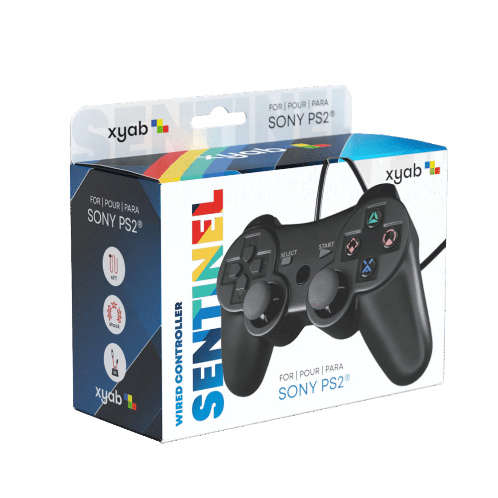 XYAB SENTINEL Wired Controller – PS2® (Black)