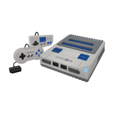 RetroN 2 HD Gaming Console for NES®/ Super NES®/ Super Famicom™ (Gray)
