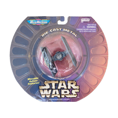 Star Wars Micro Machines Die-Cast TIE Fighter – Round First Edition