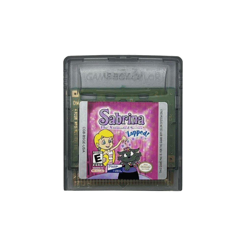 Sabrina Animated Series Zapped GameBoy Color