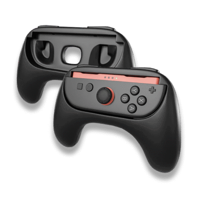 XYAB 2-Pack Controller Grips – Black (Compatible with Switch 2® Joycon)