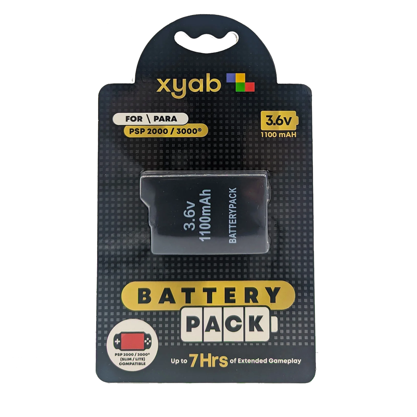 XYAB Rechargeable Battery for PSP 2000/3000 1100 mA