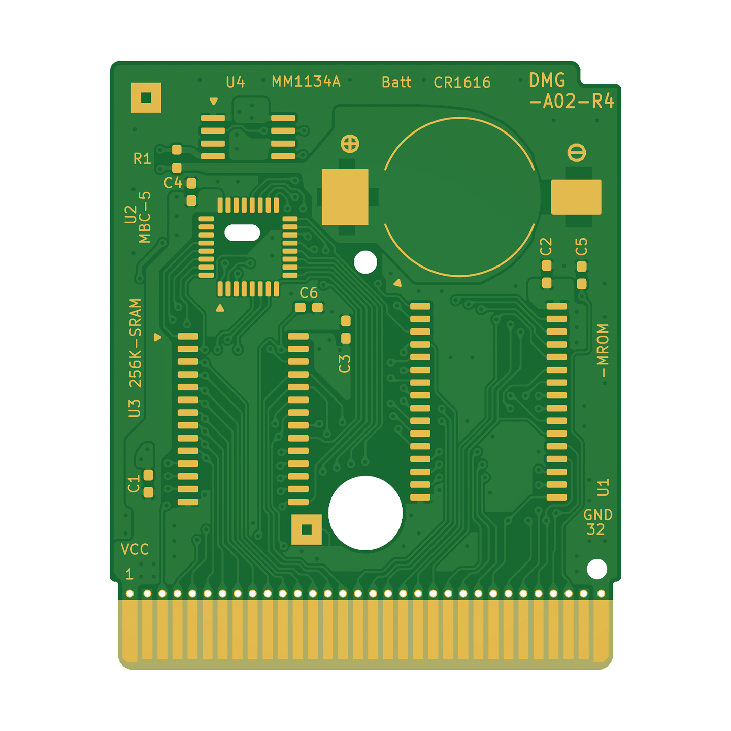 Game Boy DMG-A02 - Replacement Board - Unpopulated