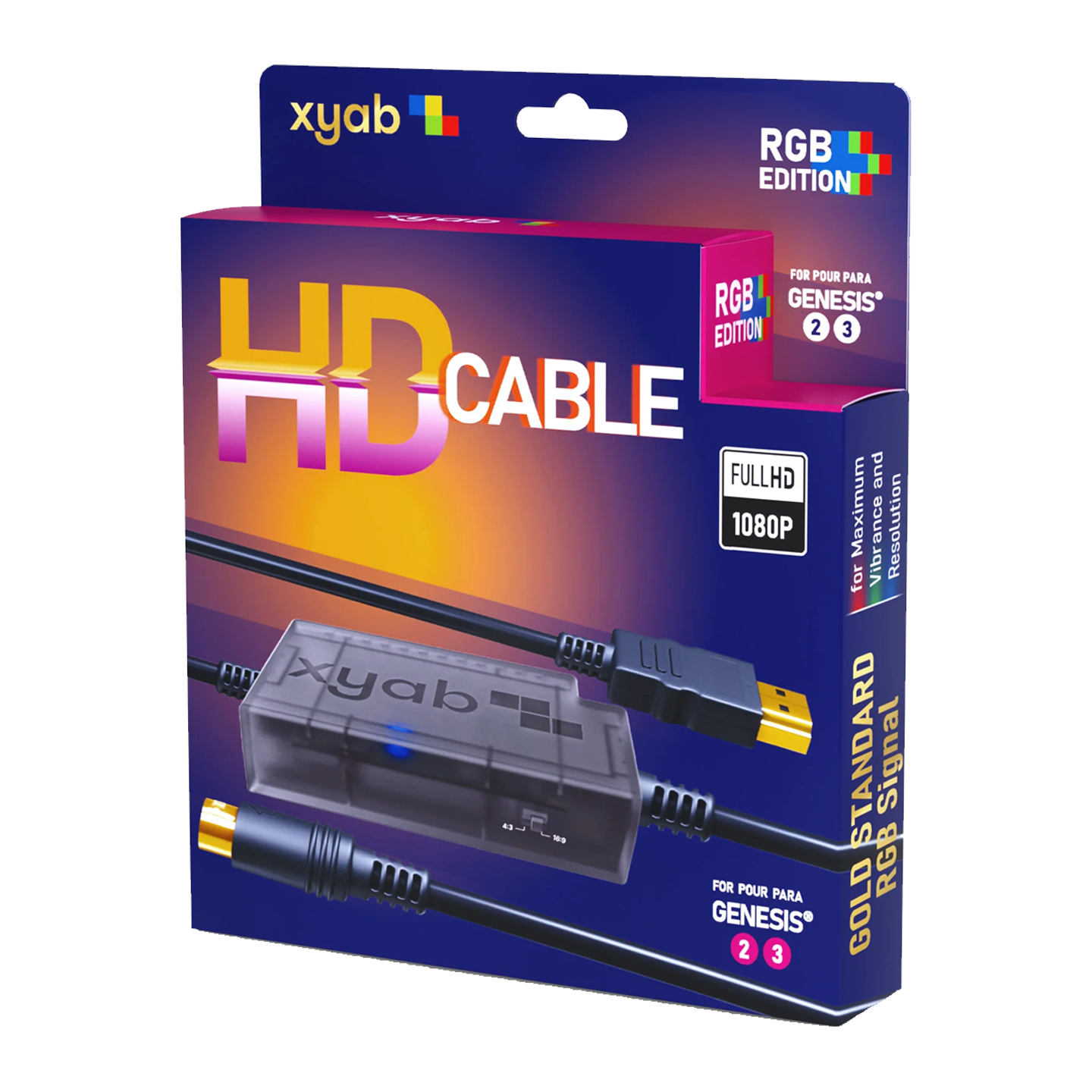 XYAB RGB+ HD Link Cable - Genesis 2/3