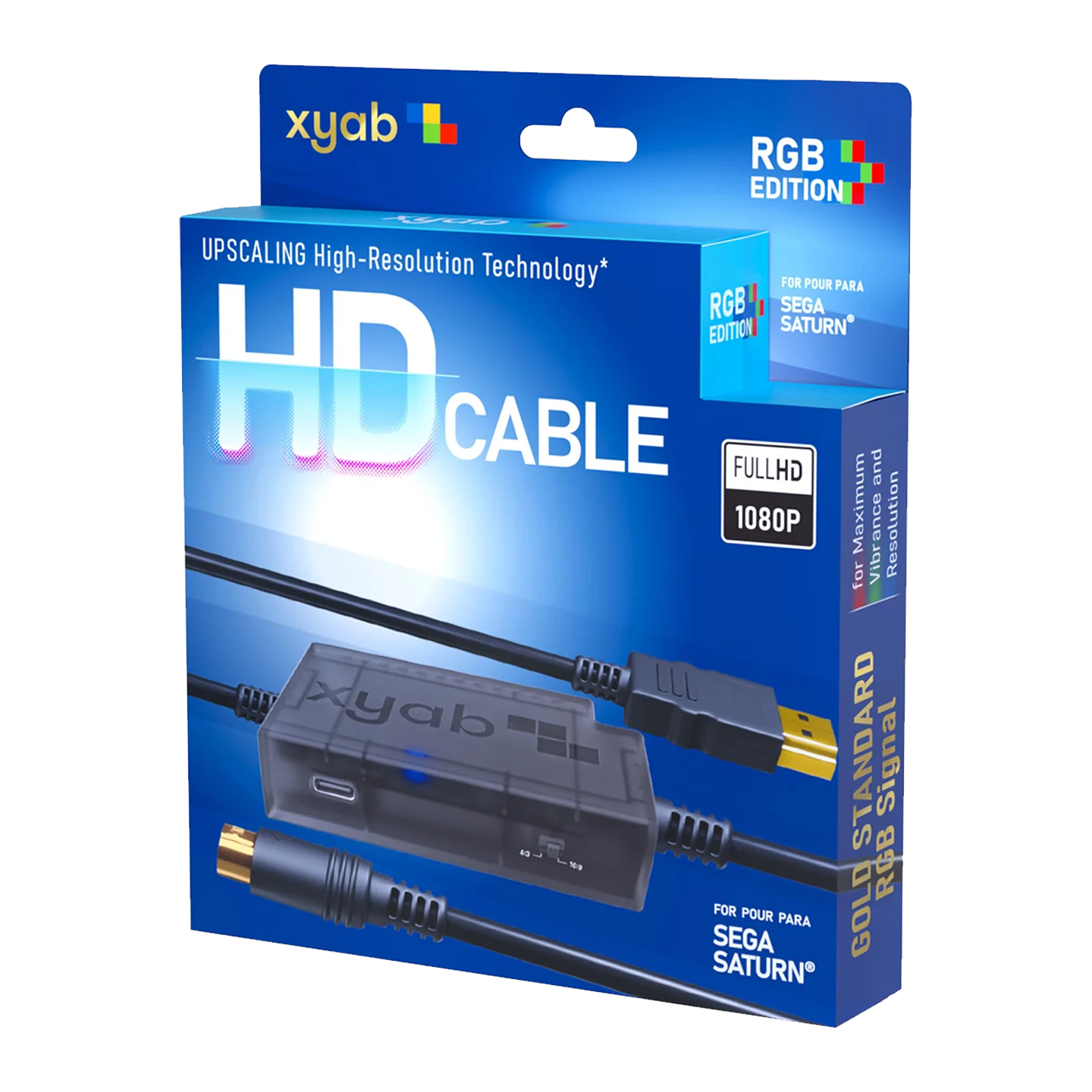 XYAB RGB+ HD Link Cable - Sega Saturn