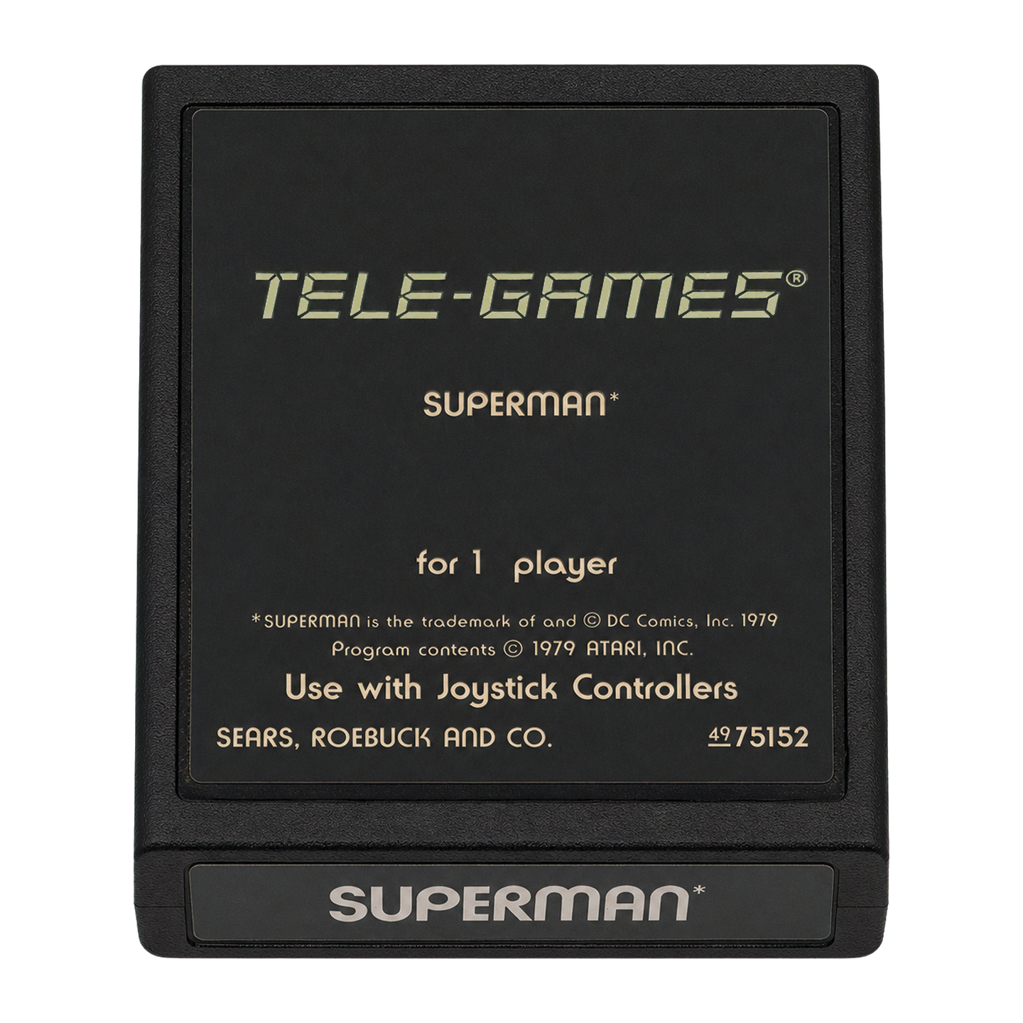 Superman – Atari 2600 (Tele-Games Label)