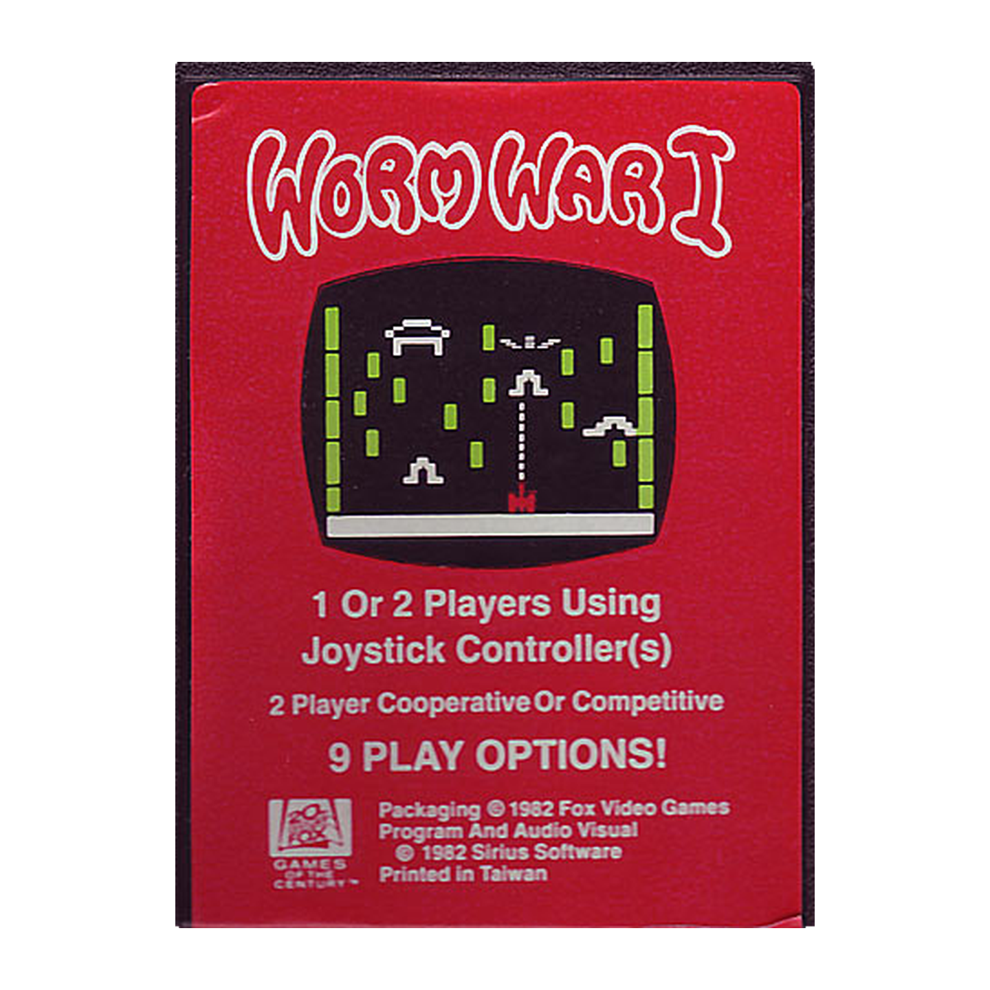 Worm War I Atari 2600